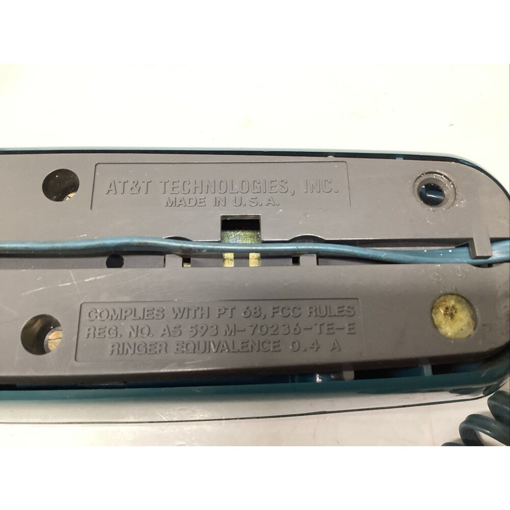 AT&T technologies inc. telephone trimline teal - Picture 8 of 9